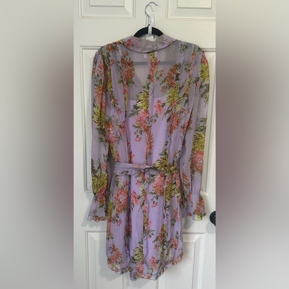 Cinq à Sept Faded Chrysanthemum Estelle Dress. Size 12. - Picture 6 of 9